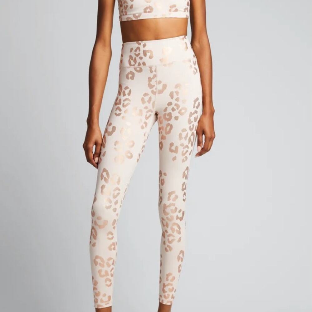 Spiritual Gangster Essential High Waist Legging Lux Cheetah Print Womens Size S - Picture 3 of 12